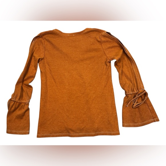 Go Couture Oversize V Neck Sweater orange - Picture 9 of 14